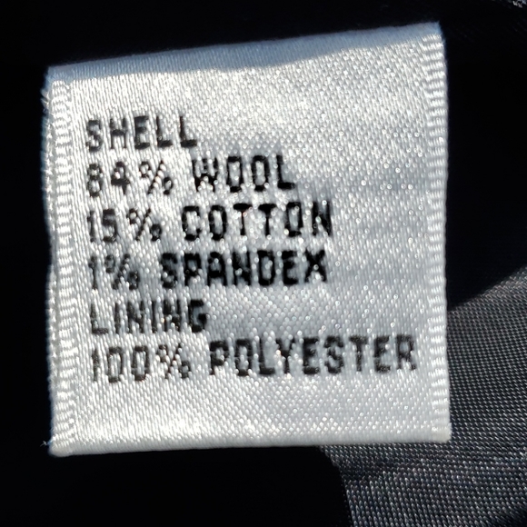 Talbots Petites Black Wool Topper Jacket Size 8 - Picture 7 of 7